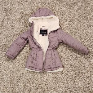Limited Too Purple Kids Puffer Jacket Size 4